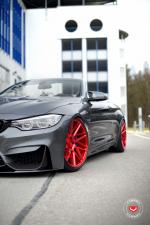 BMW M4 Convertible on Vossen Wheels (VPS-314T) 2017 года
